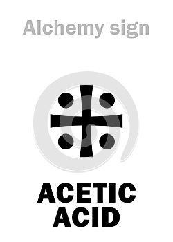 Alchemy: ACETIC ACID (Vinegar Acid) photo